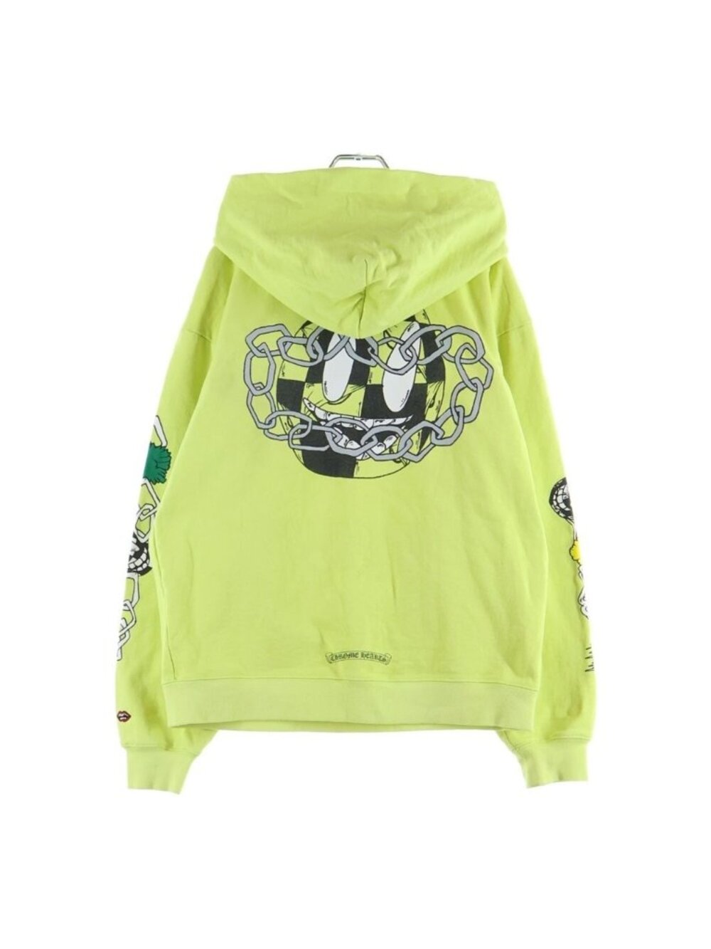 Chrome Hearts Matty Boy Ppo Link Hoodie Boy Logo Pullover Yellow